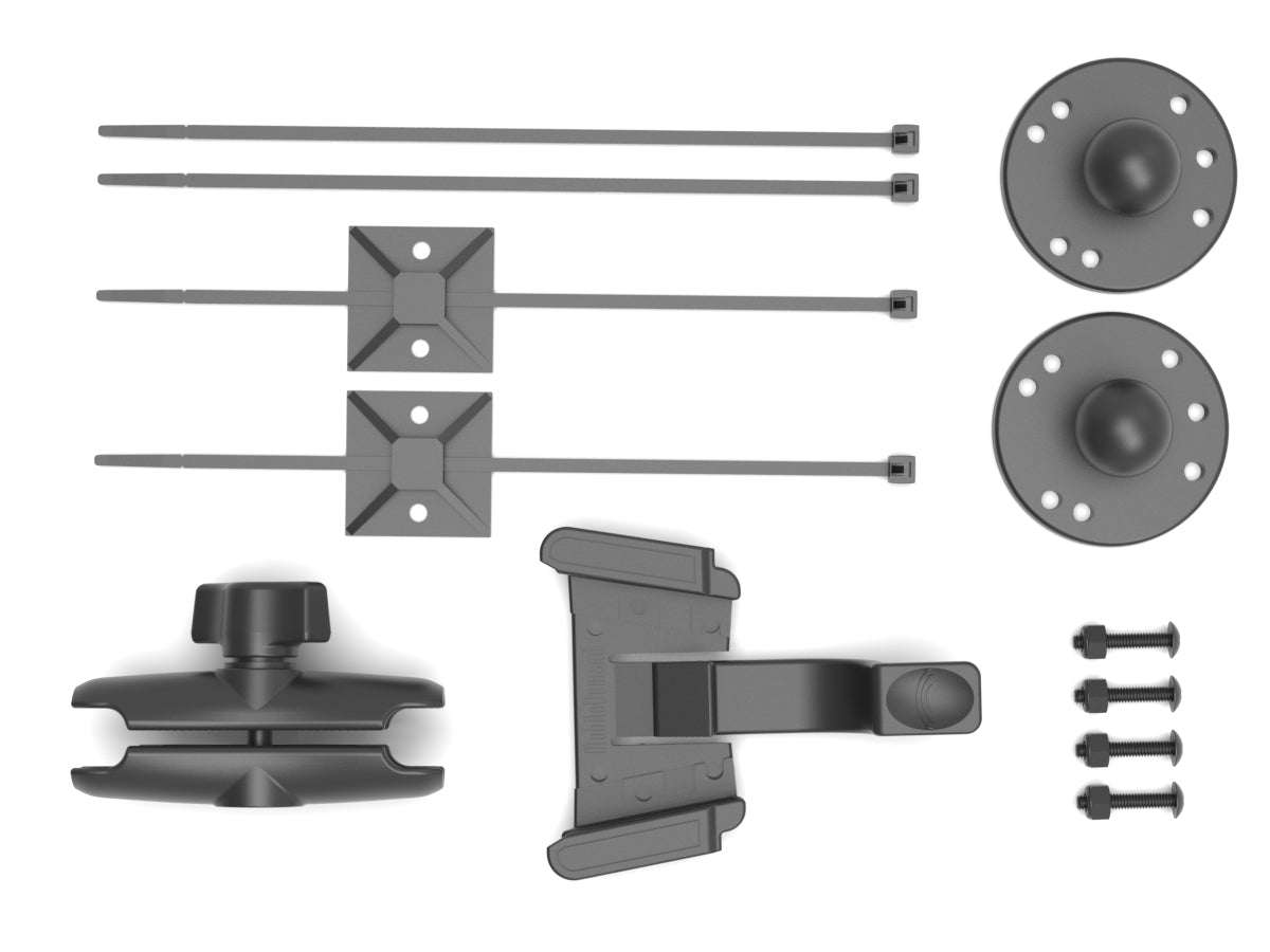 Snap Rail Mount Kit with Double Socket Arm - Medium Duty