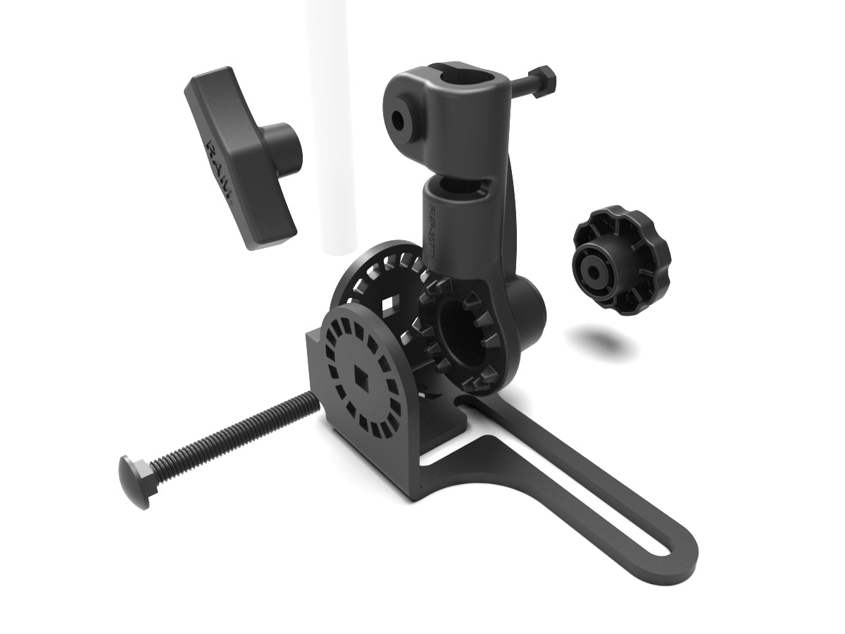 No-Drill Vehicle Mount - 12-inch with Snap Rail