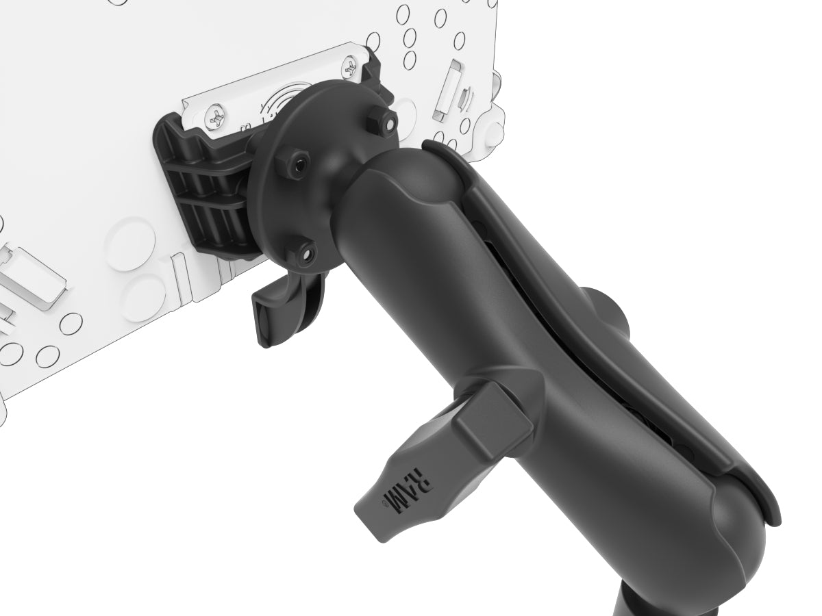No-Drill Vehicle Mount - 12-inch with Snap Rail